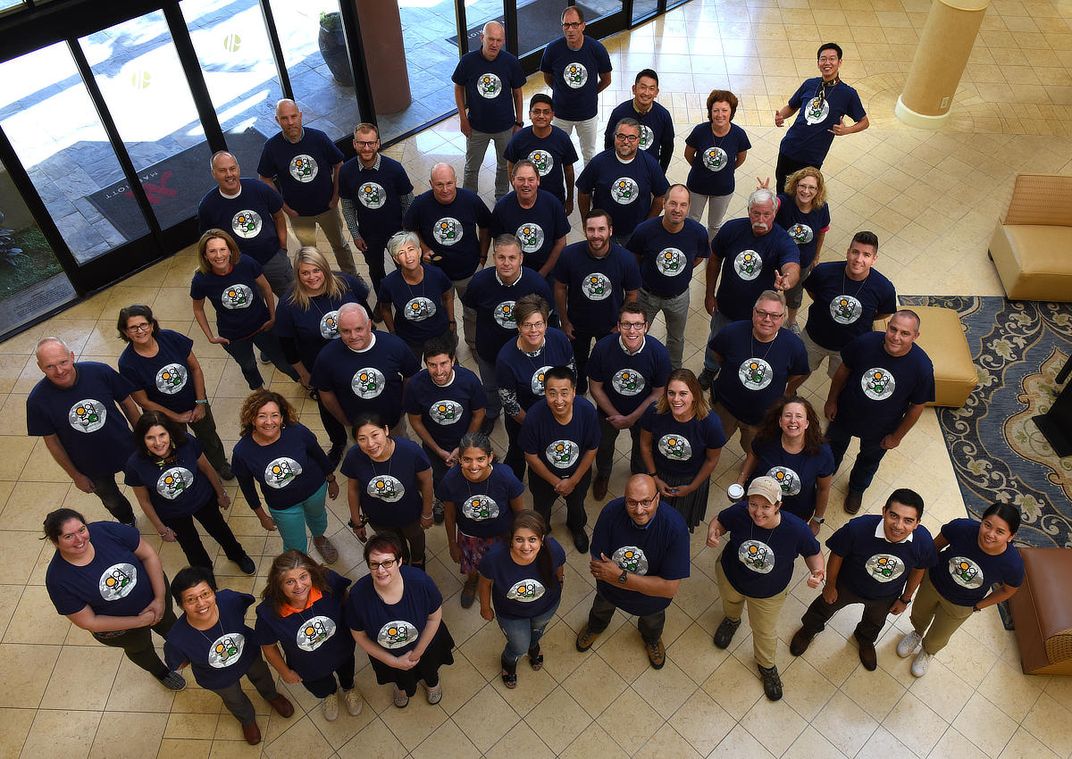 an aerial view of the panamerican seed team